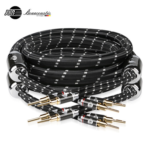 JIB德国蟒蛇原装进口旗舰高端发烧级HIFI喇叭线6N单晶铜镀银加单晶铜芯音频线胆机功放接音箱音响线BEB2025 - 图0