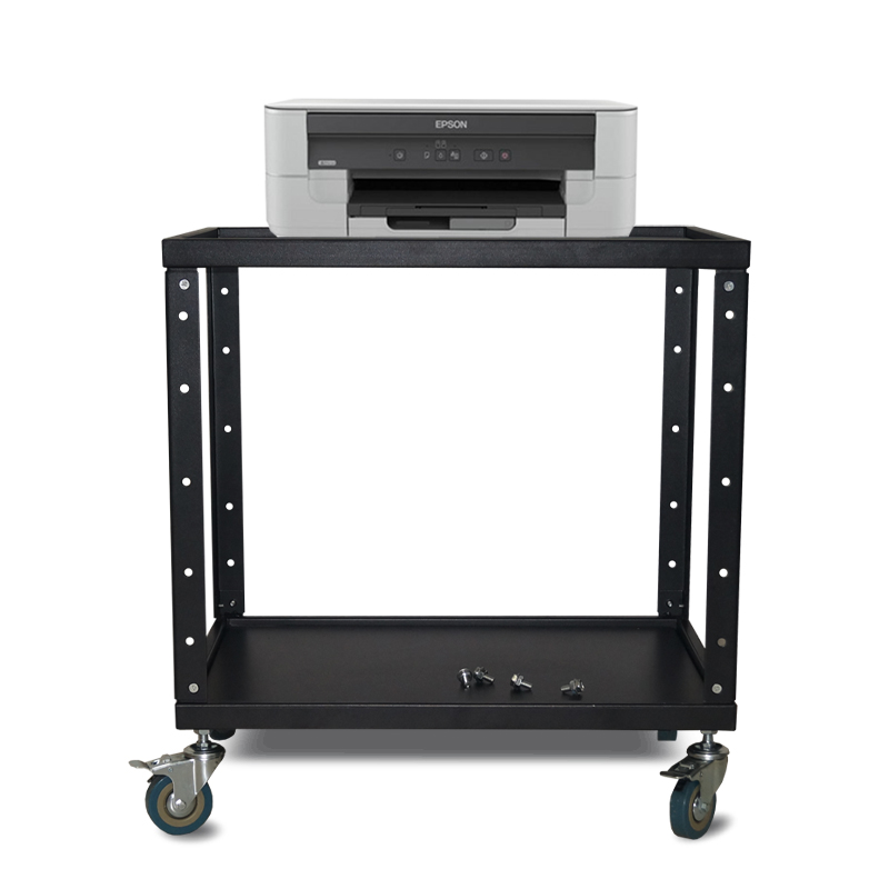 思影(CINE)Z06投影仪支架带轮移动小推车 仪器车电脑打印机投影仪工作台 操作台柜式带锁移动推车办公设备 - 图2