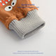 Cute cartoon five-finger gloves for older children
