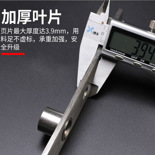 天地轴合页上下转轴360度旋转门偏心门轴不锈钢木门隐形门铰链 - 图2