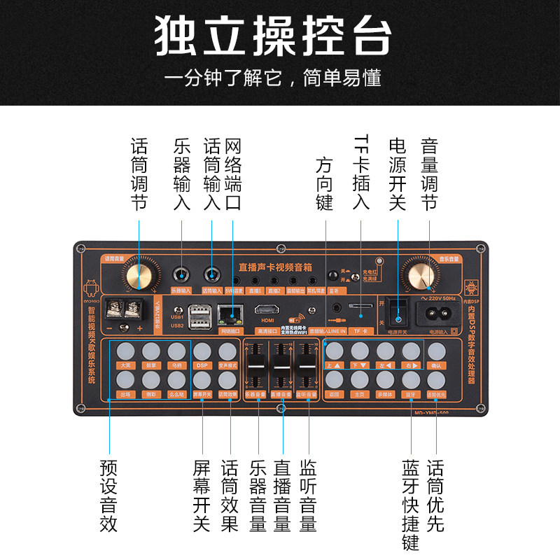 长虹卡拉ok一体机家庭ktv带播放器 长虹绿鱼KTV/卡拉OK音箱