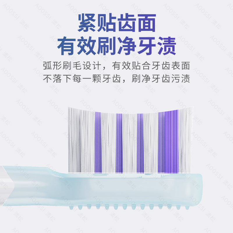 澳松适配Laifen徕芬电动牙刷头LFTB01-P扫振替换通用SE缓震透明头