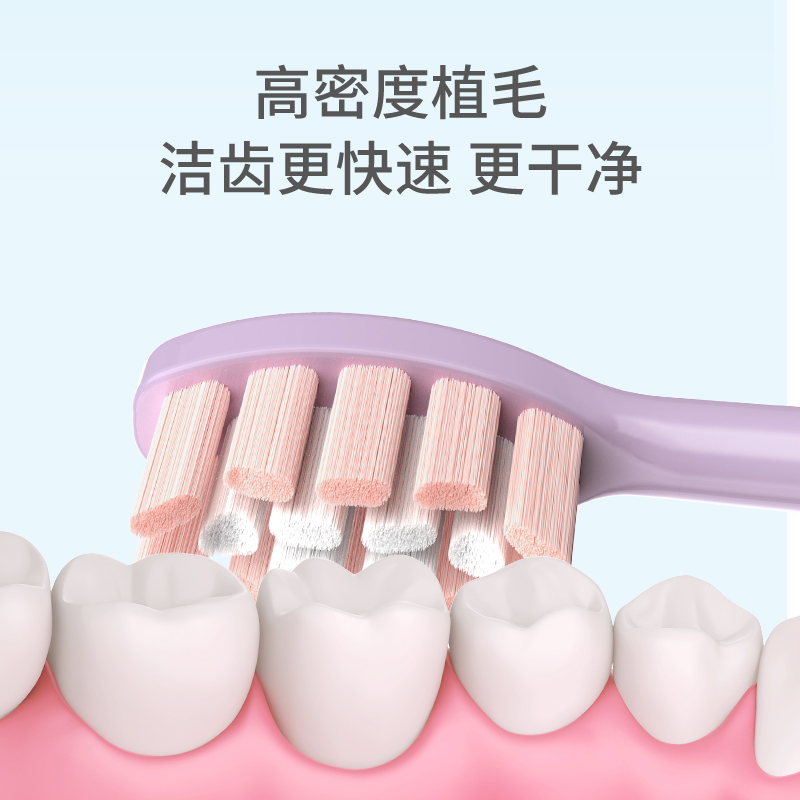 澳松适配飞科电动牙刷头TH01杜邦刷毛FT7105/FT7106/7205通用替换 - 图2