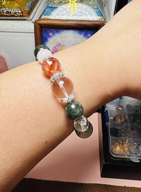 【圣诞颂歌】招财转运绿发晶雪花