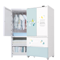 Water Dente Snow Also Elegant Plastic Multilayer Containing Cabinet Wardrobe Children Lockers Zi Hanging Clothes Style Simple Wardrobe 65 noodles