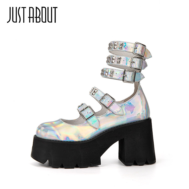 just about银色玛丽珍鞋女厚底高跟鞋镭射模特舞台潮鞋芭蕾单鞋,淘宝优惠券,粉丝福利购,淘宝优惠卷