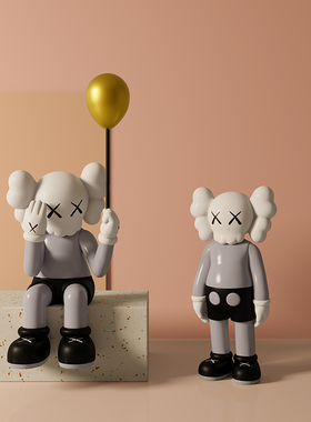 卡通电视柜展示柜两边的摆设