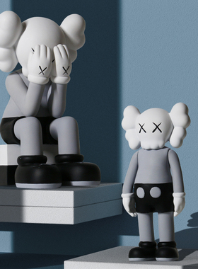 网红kaws潮牌暴力公仔客厅装饰品