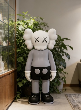 轻奢高级感大型芝麻街公仔客厅玄关处落地装饰摆件送闺蜜乔迁之喜