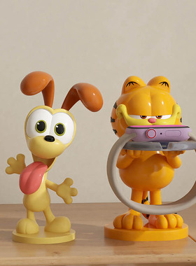 加菲猫周边欧迪狗客厅办公室办公桌面小装饰品搬家生日送礼物摆件