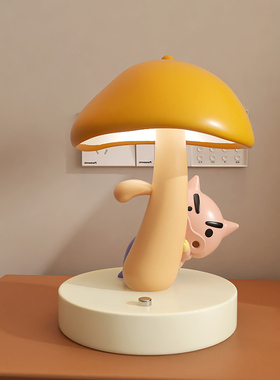 肥嘟嘟左卫门台灯客厅房间卧室床头小夜灯送闺蜜女朋友生日的礼物