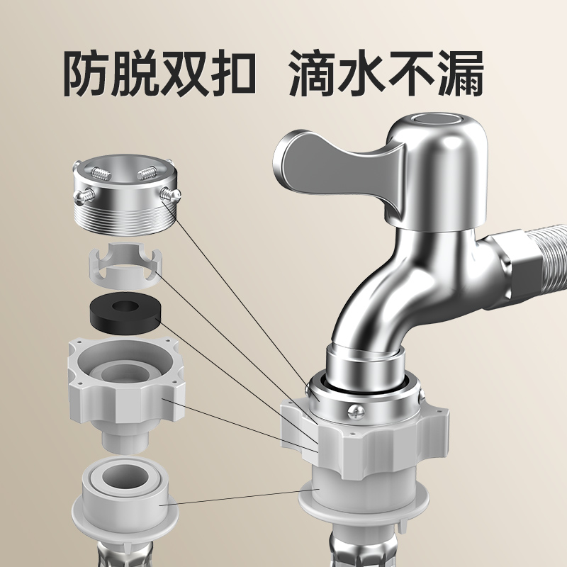 全自动洗衣机进水管加长接水管注水管上水软管延长管接头通用配件