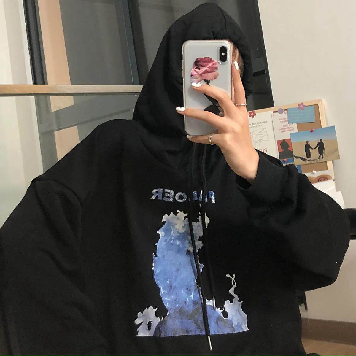 连帽春秋2022年新款无帽设计感卫衣 蕾夏娇卫衣/绒衫