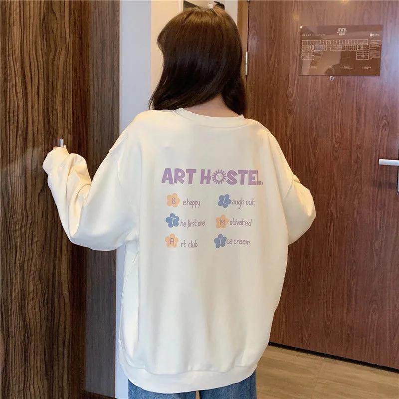 连帽春秋2022年新款无帽设计感卫衣 蕾夏娇卫衣/绒衫