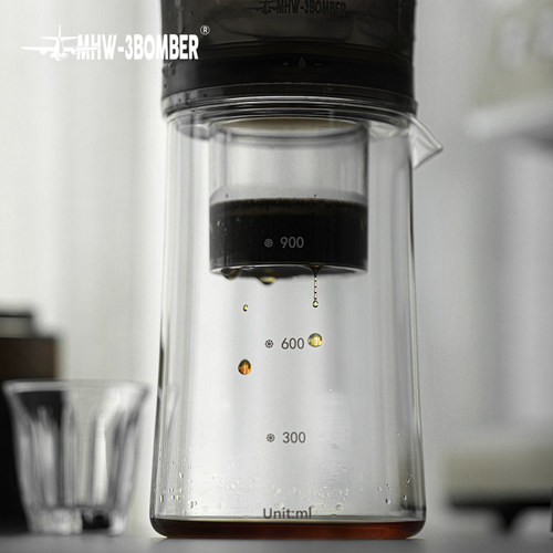 MHW-3BOMBER轰炸机Baro冰滴壶 家用咖啡冷萃壶 滴漏式咖啡壶600ml - 图1