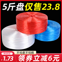 Plastic rope packing rope packing with bundling band strapping rope tying rope nylon rope Nylon Rope Packing Rope New Material Tear Strap