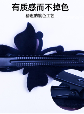 韩版亮钻头饰蝴蝶发夹网红彩钻