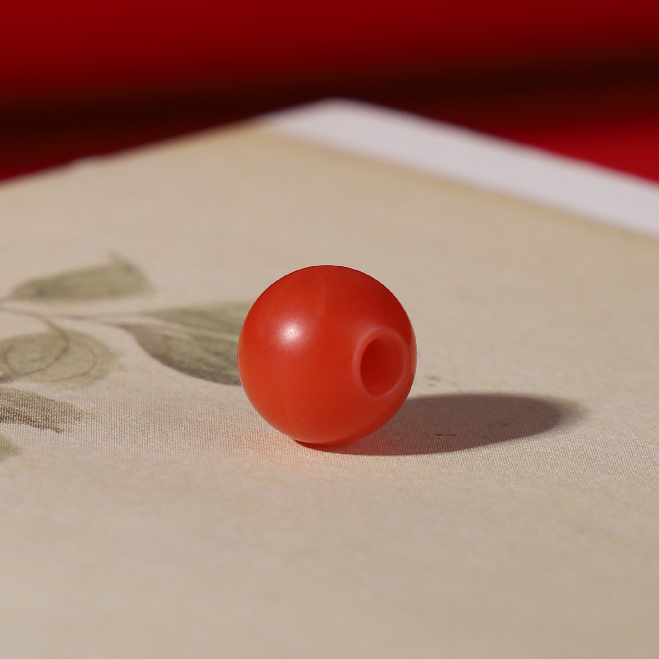 毕业级【保山南红单珠】天然南红鼓珠大孔珠 满色满肉 油润度极高,淘宝优惠券,粉丝福利购,淘宝优惠卷