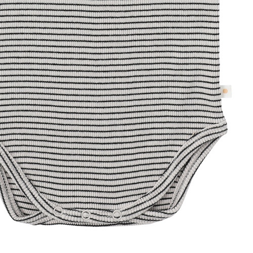 benebene韩国童装秋季新款男女宝宝纯棉短袖连身衣婴儿针织爬服 - 图3