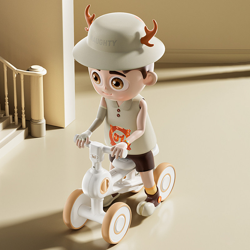  兔大圣踏行车/滑行学步车