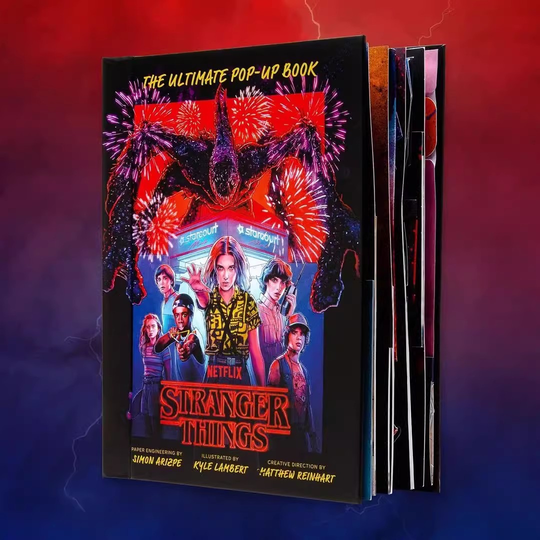 预售英版怪奇物语立体书Matthew Reinhart美剧周边 Stranger Things: The Ultimate Pop-Up BookNetflix剧集周边书籍中图西安正版-图3