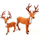 Christmas decorations elk sika deer head ornaments