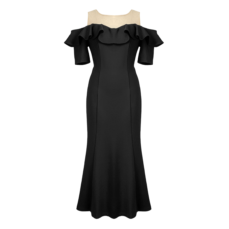 欧洲站名媛礼服裙轻奢小众连衣裙 ruuhee连衣裙