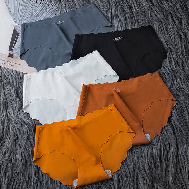 无痕冰丝性感纯棉裆女士三角裤头 福奇熊内裤