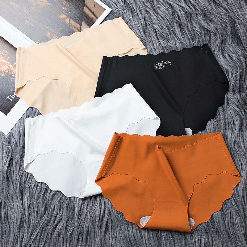 无痕冰丝性感纯棉裆女士三角裤头 福奇熊内裤