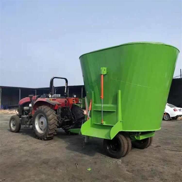 牵引立式双绞龙拌草机牛羊配方饲料混合机粉碎打包稻草电动搅拌机,淘宝优惠券,粉丝福利购,淘宝优惠卷