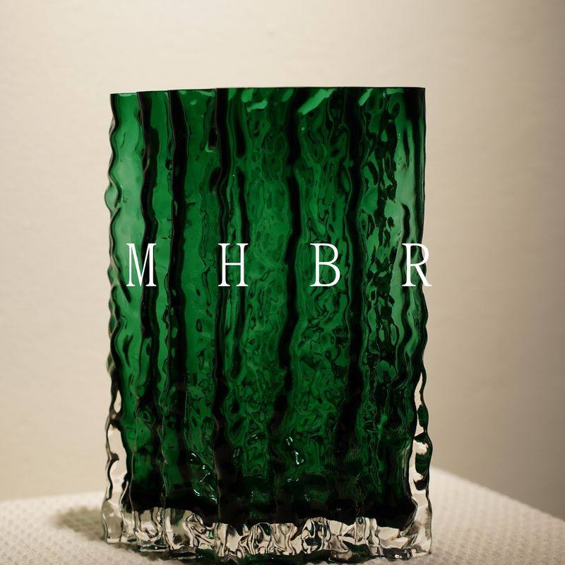 奢摆件玻璃家居玻璃花式感轻装饰品水鲜花干花花瓶养餐桌客厅装饰,淘宝优惠券,粉丝福利购,淘宝优惠卷