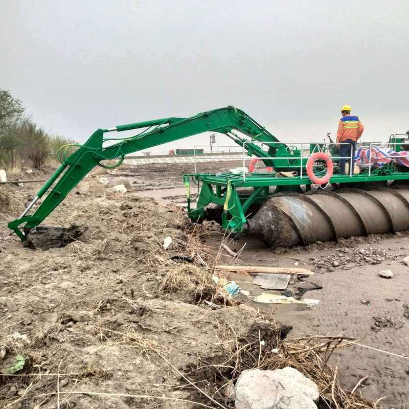 两栖螺旋推进设备水陆两栖割草船 互花米草收割清除 滩涂清淤打桩,淘宝优惠券,粉丝福利购,淘宝优惠卷