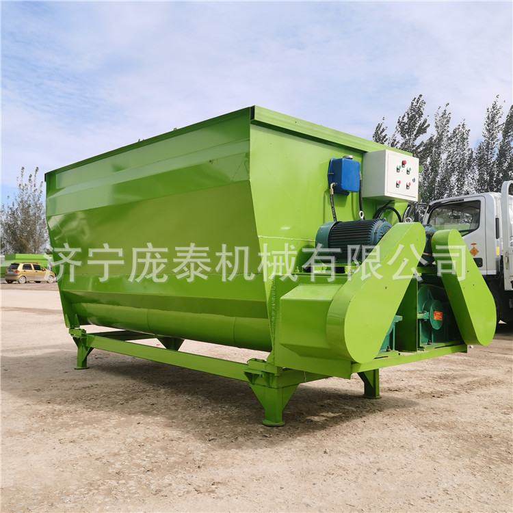 TMR饲料粉碎搅拌一体机全混合日粮饲草制备机电动双轴牛羊拌草机,淘宝优惠券,粉丝福利购,淘宝优惠卷