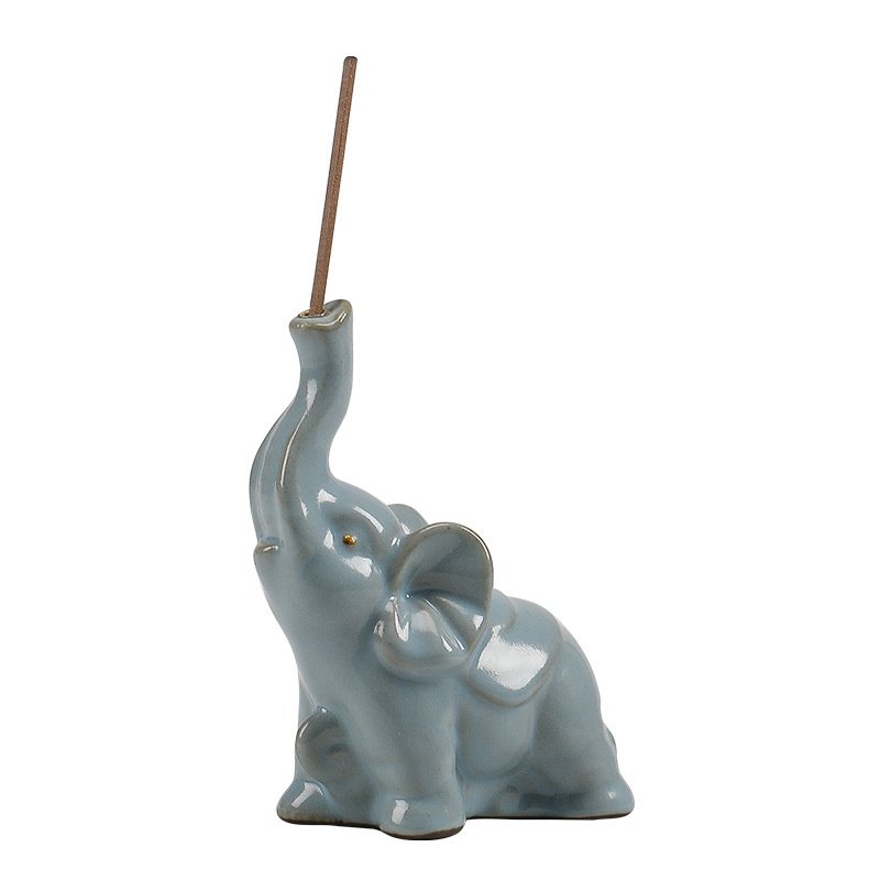 陶瓷线香插吉象如意线香宠木托熏盘香炉座香茶底座香炉香摆件茶道,淘宝优惠券,粉丝福利购,淘宝优惠卷