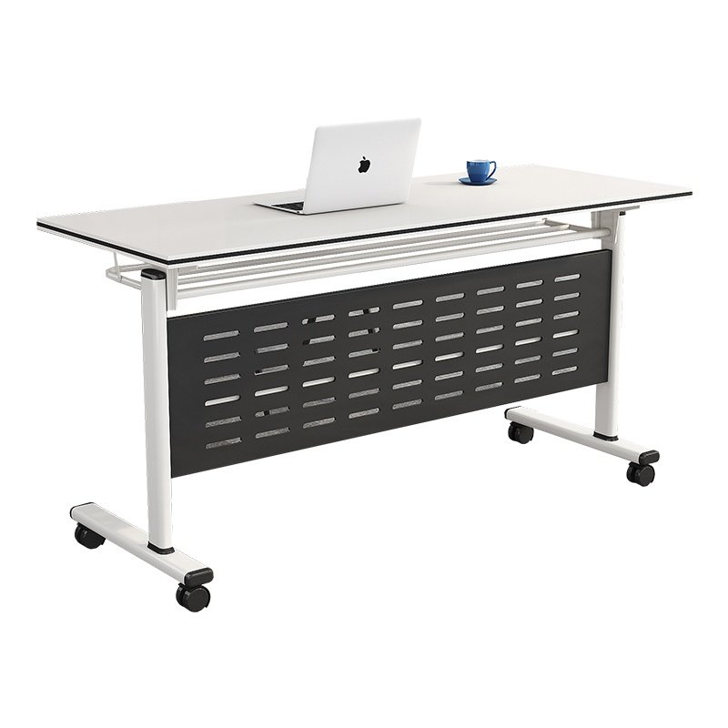 折叠会议桌椅可移动拼接长条桌带轮多功能办公桌培训课桌椅组合,淘宝优惠券,粉丝福利购,淘宝优惠卷