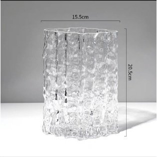 奢摆件玻璃家居玻璃花式感轻装饰品水鲜花干花花瓶养餐桌客厅装饰,淘宝优惠券,粉丝福利购,淘宝优惠卷