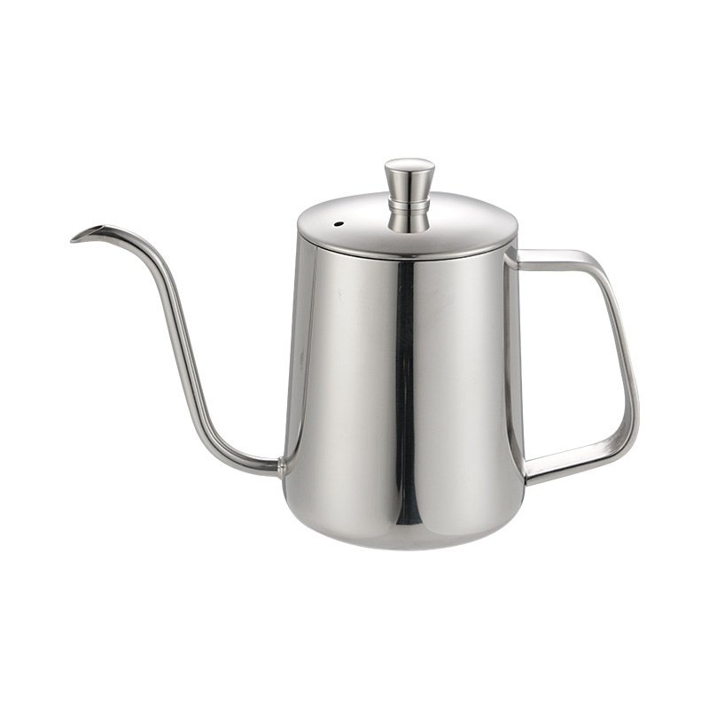 新品 600ML不锈钢手冲咖啡壶细长嘴手冲壶家用滴漏挂耳木把户外咖,淘宝优惠券,粉丝福利购,淘宝优惠卷