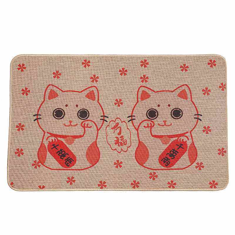 亚麻地垫厨房橡胶垫进门厂家批发防滑进门吸水浴室垫亚麻垫地毯,淘宝优惠券,粉丝福利购,淘宝优惠卷