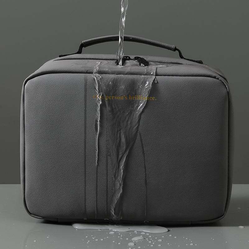 新品 PU大容量风琴开口洗漱包男士旅行洗漱包防水收纳包,淘宝优惠券,粉丝福利购,淘宝优惠卷