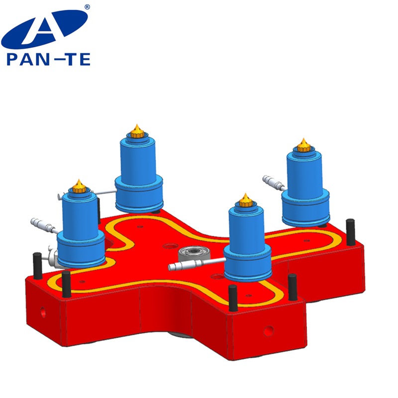 热流道系统分流板定制一出四点进料热嘴浇口多点开放式温控器配件 - 图1