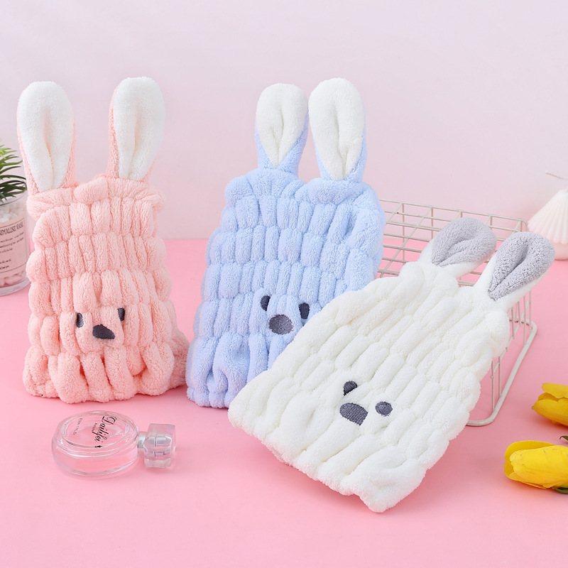 新品 儿童干发帽超强吸水速干女童可爱兔浴帽洗头宝宝包头发免吹,淘宝优惠券,粉丝福利购,淘宝优惠卷