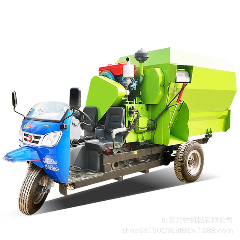 养殖饲草混合搅拌一体车全日粮均匀投料车图片 撒料车维护方便 - 图2
