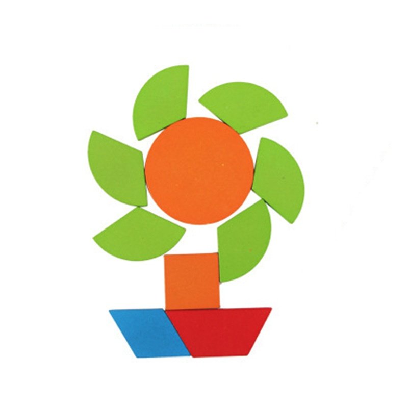 儿童多功能创意拼图198片七巧板早教智力木质益宝宝拼板1-6玩具,淘宝优惠券,粉丝福利购,淘宝优惠卷