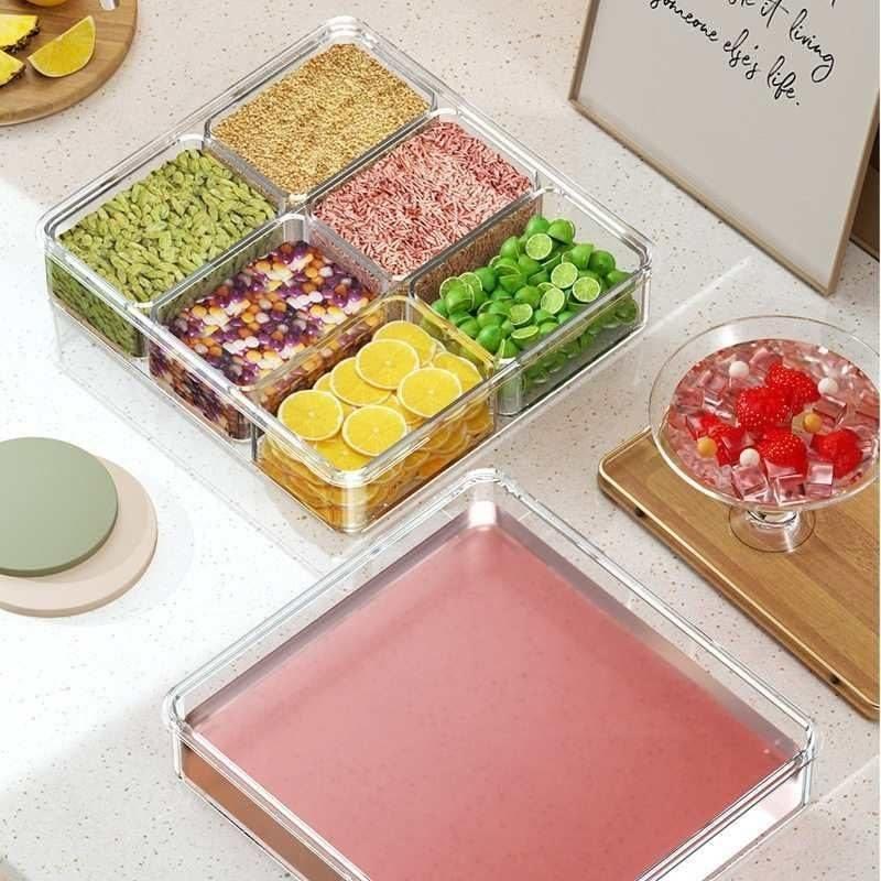 冰粉盒练摊密封小吃调料收纳盒摆摊配料香料保鲜盒分隔厨房盒美食,淘宝优惠券,粉丝福利购,淘宝优惠卷