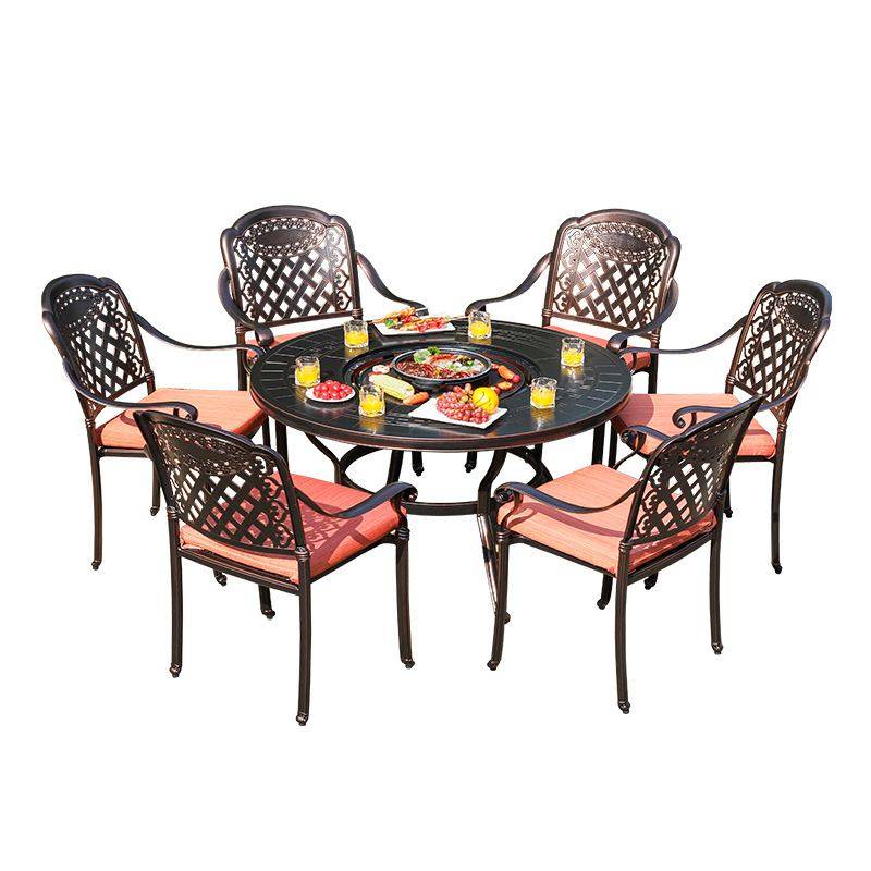 庭院烧烤桌子烧烤架户外阳台烧烤桌椅别墅花园炉室外烤肉电烤火锅,淘宝优惠券,粉丝福利购,淘宝优惠卷