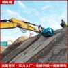 Factory direct supply excavator modified hydraulic drum vibrating rammer road compactor road roller digging hole filling rammer
