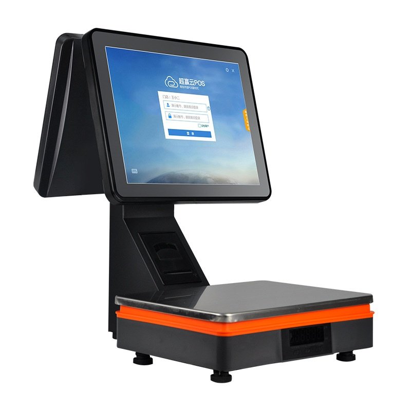 超市收银称重一体机PC秤电子秤生鲜收银称重水果便利店零食收银机,淘宝优惠券,粉丝福利购,淘宝优惠卷