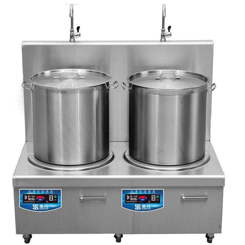圣托商用电磁炉大功率8kW/15kW酒店矮汤炉平面高汤炉电磁汤炉平炉,淘宝优惠券,粉丝福利购,淘宝优惠卷