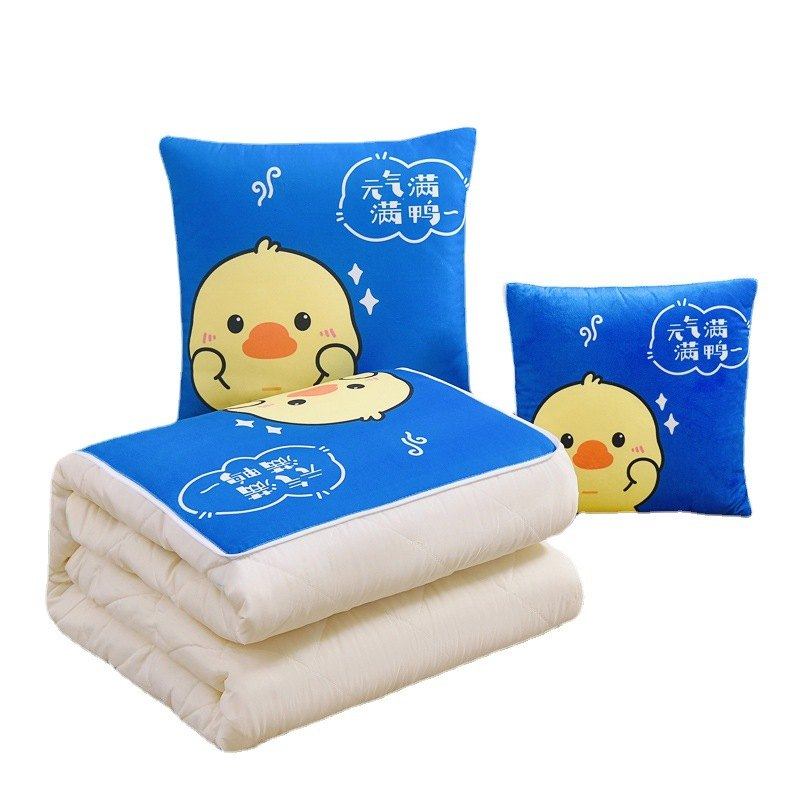 新品 马年礼物多功能二合一抱枕被四季车载午睡靠垫广告礼品两用,淘宝优惠券,粉丝福利购,淘宝优惠卷