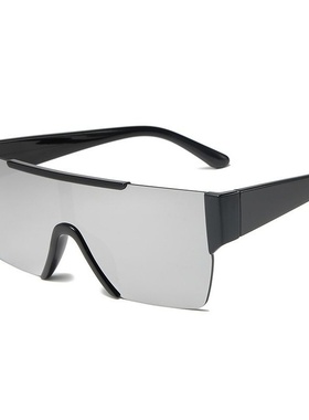 2023网红爆款墨镜水印时尚个性连体片滑雪镜太阳镜墨镜女跨境